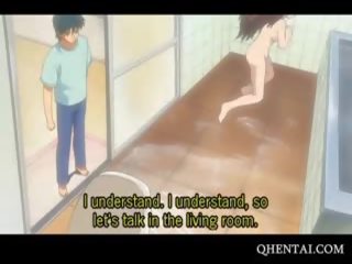Hentai divinity pillada masturbándose en la ducha