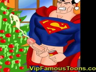 Famoso dibujos animados heroes navidad sexo película