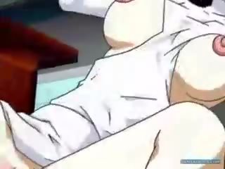 Hentai anime miesto ľudia svižné lustfully
