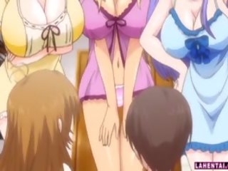 Hentai ragazze succhia tittyfucks e prende loro fighe pompato