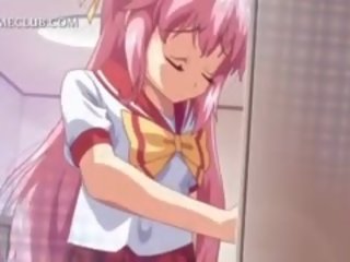 Cilik hentai teenager blowing large johnson in close-up