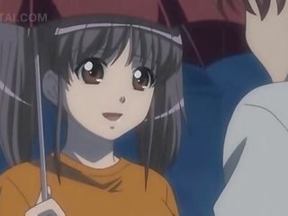 Anime lief lassie tonen haar lul zuigen vaardigheden
