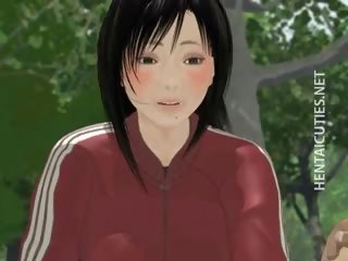 Smutsiga 3d animen flickvän suga peter utanför