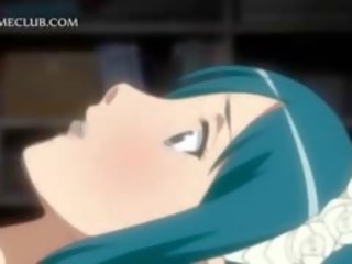 3d anime amante obtendo lambeu e fodido em close-ups