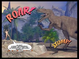 Cretaceous johnson tatlong-dimensiyonal bakla komiko sci-fi pagtatalik video kuwento
