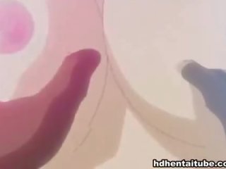 Niesamowite anime pani dostaje jej pierwszy seks wideo doświadczenie