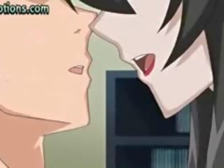 Anime strumpet gëzon kuçkë shuplaka
