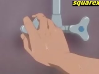 Swimmers klubas paauglys anime grupinis seksas ir sperma