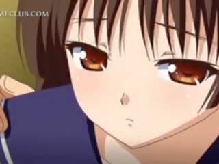 Fitte våt anime unge hunn får marvelous muntlig porno