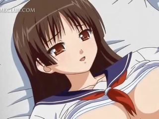 Hentai tenåring skole gudinne å ha en total porno