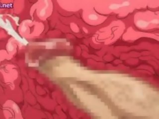 Nervous anime bata babae makakakuha ng bombed