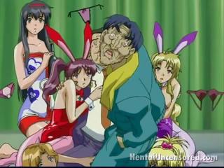 Sexual Anime sex video Females Touching The Fatty Dude`s Shape Near Avid