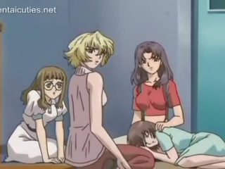Glorious očarujúce prsnaté anime hottie dostane ju pička fucked ťažký vid