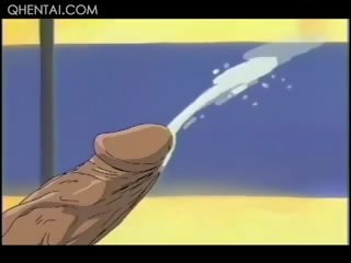 Merokok hebat animasi pornografi rambut coklat makan dan keparat peter di merapatkan