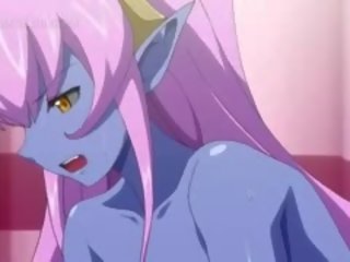 Anime fairy ar a dzimumloceklis jāšanās a mitra vāvere uz hentai saspraude