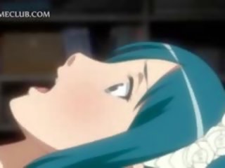 3d anime nxënëse duke thau dhe fucked në close-ups