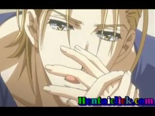 Slank anime homo jonge homo krijgt zijn lul genageld