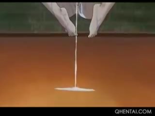 Hentai adolescent in huge susu gets her udan burungpun smashed in ropes