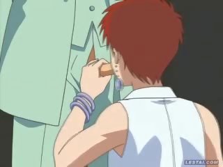 Hentai anime pociąg zboczeniec violating zalotne harlot