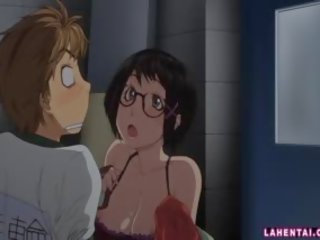 Big titted hentai divinity with kacamata gets fucked