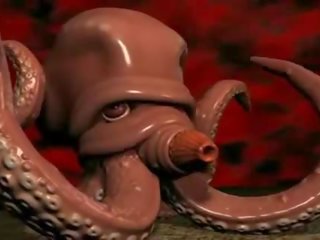 Tegnefilm tentacles 3d