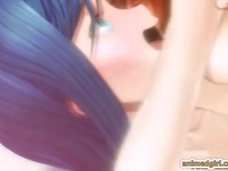 Delicioso 3d hentai transsexual com bigboobs groovy a foder
