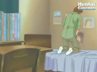 Szalone hentai juvenile sztuk z jego laska w jej pokój