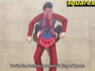 Velký kozičky dospívající studentů souložit v zadní dvorek anime