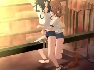 Anime i rritur kapëse skllav merr seksualisht torturuar në 3d anime
