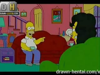 Simpsons xxx วีดีโอ - เซ็กส์สามคน