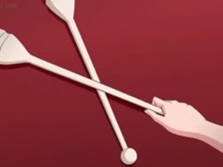 Rinnakas anime lassie saab pepuauk rammed