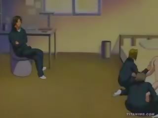 Hentai anime dame zuhause gangbanged