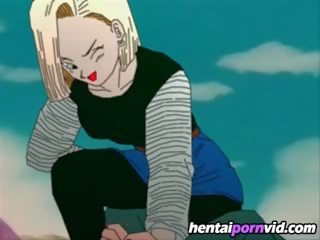 Dragon 공 z hentai_ android 18 과 trunks