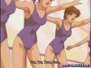 Zwempak japans hentai zelf masturberen in de zwemmen p
