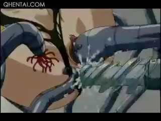 Hentai dögös szex fogoly wrapped és szar által nagy tentacles