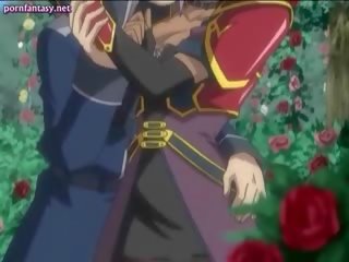 Lascive anime elf gets fingered and fucked