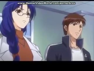 Groot stok in anime school- meisjes bips