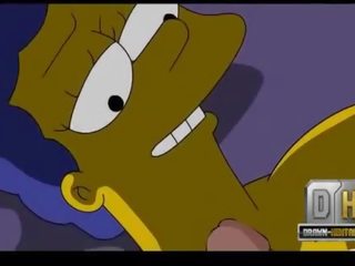Simpsons x ซึ่งได้ประเมิน วีดีโอ เพศ วีดีโอ คืน