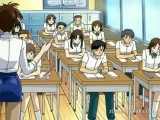 Anime školské učiteľka v krátky sukňa vids pička